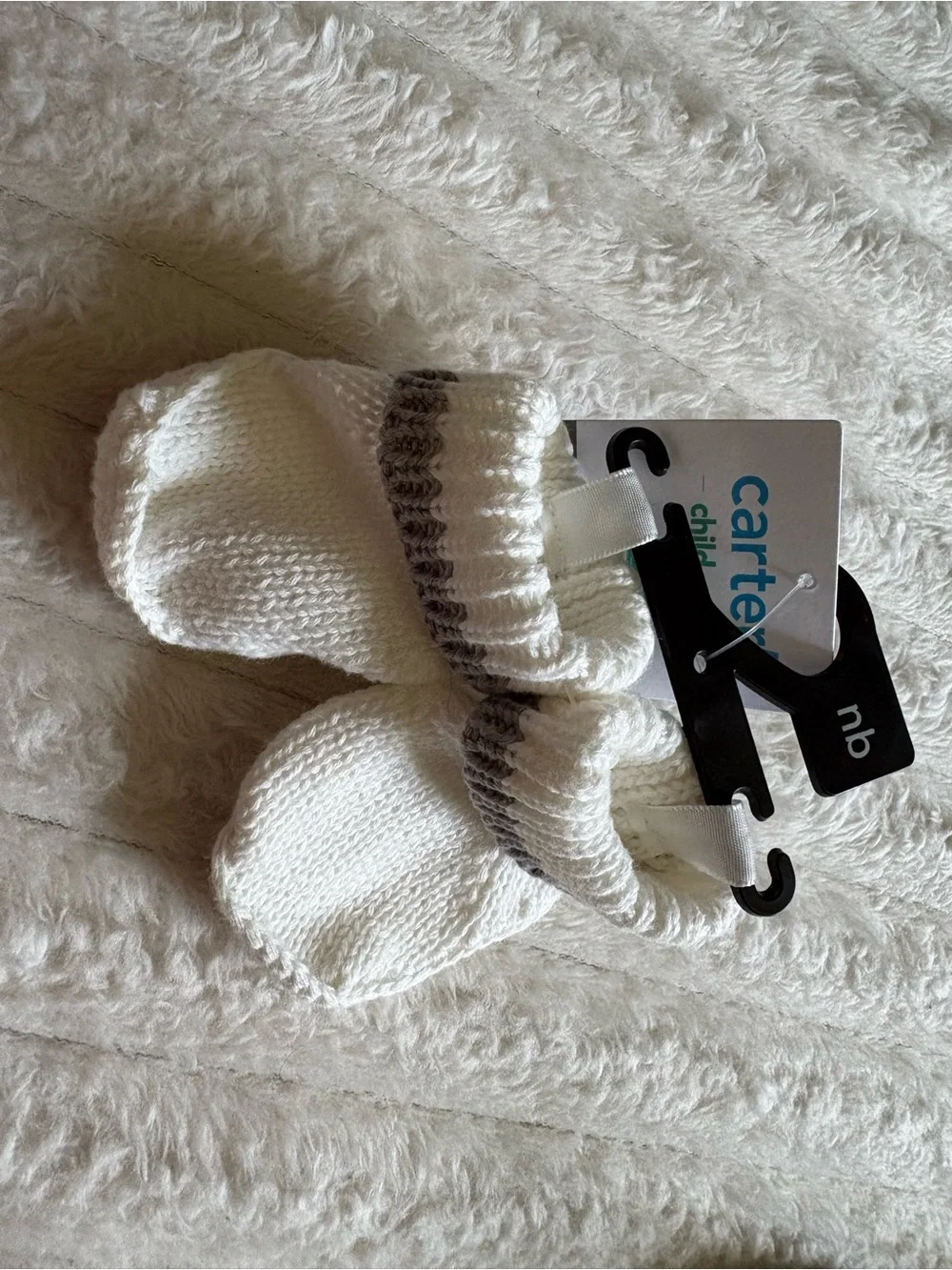 Carter's Baby Socks Bundle -Colored Socks, Dino Slippers, White Slippers-Newborn